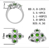 Sterling Silver Semi Mount Ring Setting Round RD 4x4mm - Syzjewelry